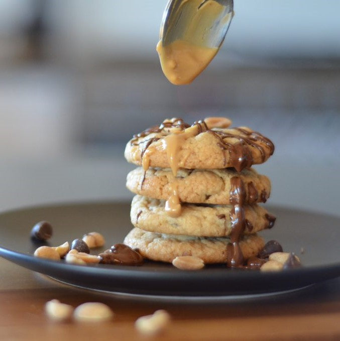 Gluten Free Peanut Butter and Chocolate Chip Cookies