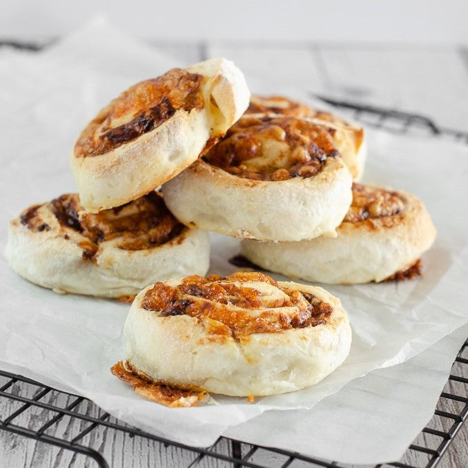 Gluten Free Cheese & Vegemite Scrolls – Champagne and Gumboots